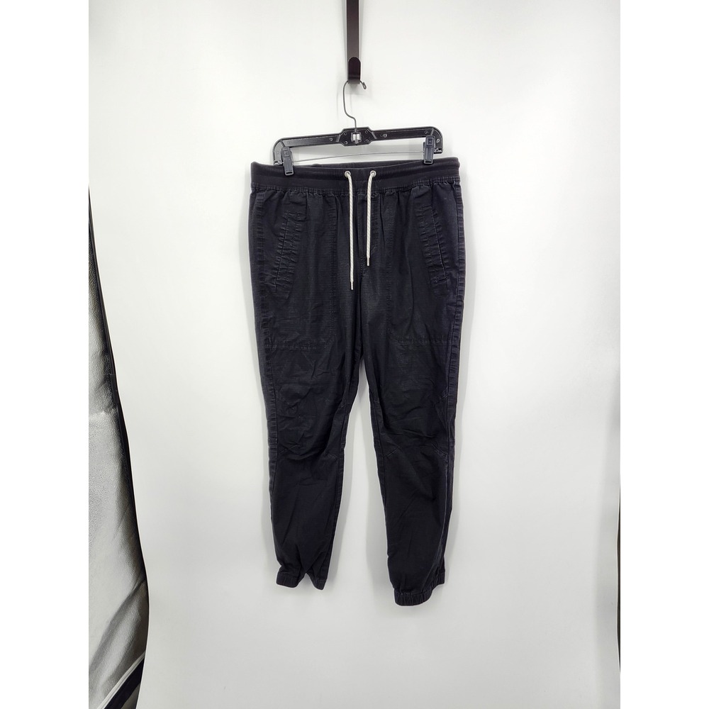 Vuori Ripstop Joggers Women Medium Black Elastic Waist Drawstring Pants